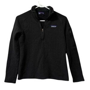 Patagonia Jacket Women Size S Black Better Sweater Fleece Jumper Outdoors Preppy